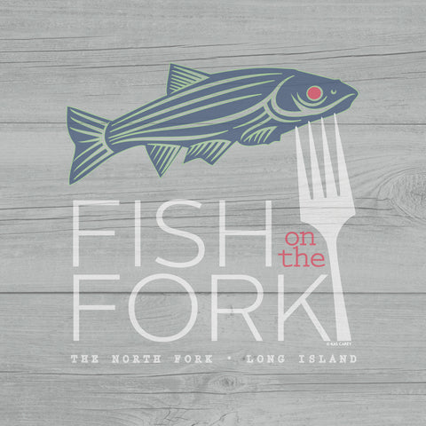 FISH ON THE FORK - Giclée on Canvas