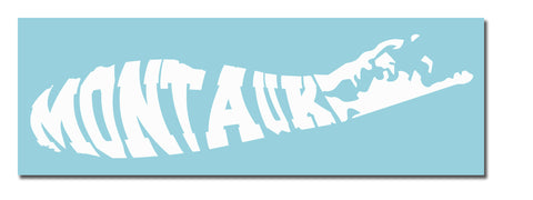 Montauk Vinyl Transfer Sticker