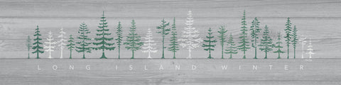 THE FOUR SEASONS - Long Island Winter - Giclée on Canvas